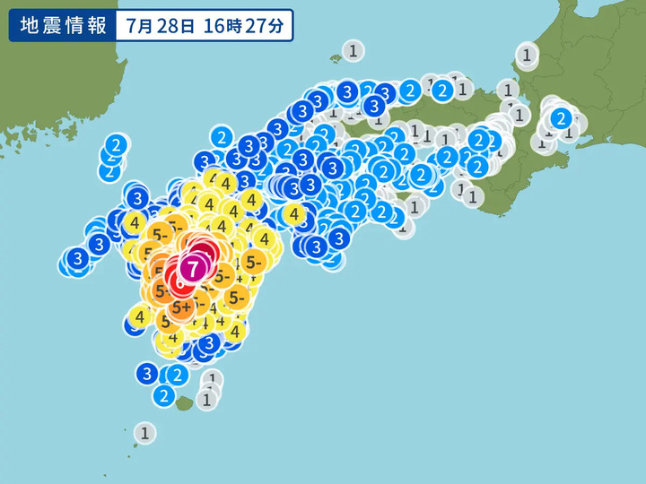日本熊本7.1強震最新消息：宇城市、冰川町震度7　九州多地劇烈搖晃發布海嘯注意報