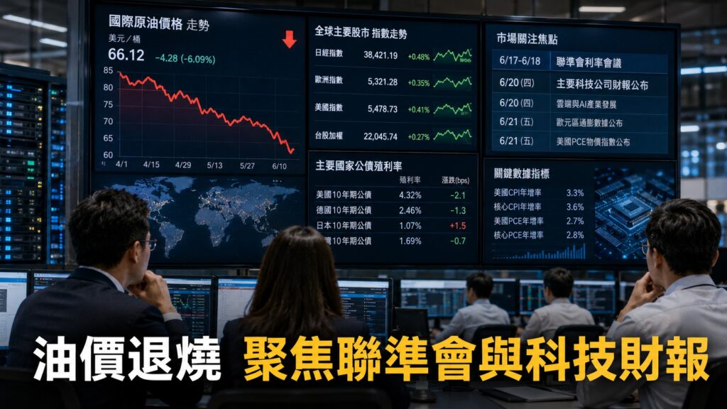美伊暫停攻擊帶動油價重挫　中東風險降溫後市場轉看聯準會與AI財報