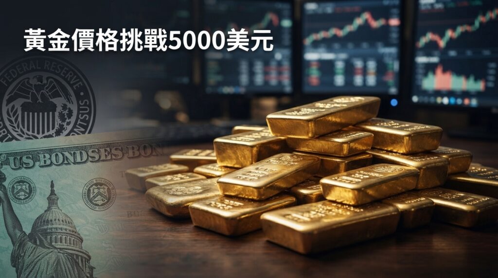 黃金高檔震盪進入關鍵期　摩根士丹利估2027年金價有望衝破5000美元