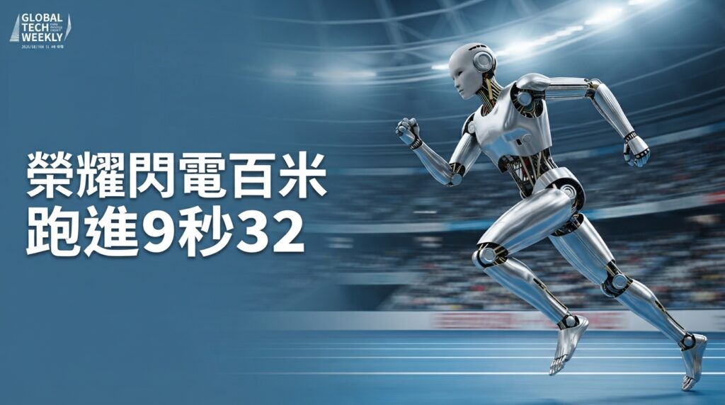 榮耀人形機器人「閃電」北京百米跑9.32秒　超越波特9.58秒世界紀錄、具身AI競賽升溫