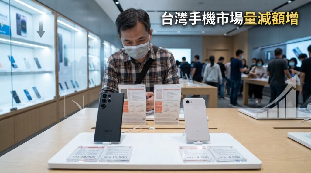 2026台灣手機市場「量減額增」　上半年251萬台揭露換機潮轉向，蘋果三星成最大贏家