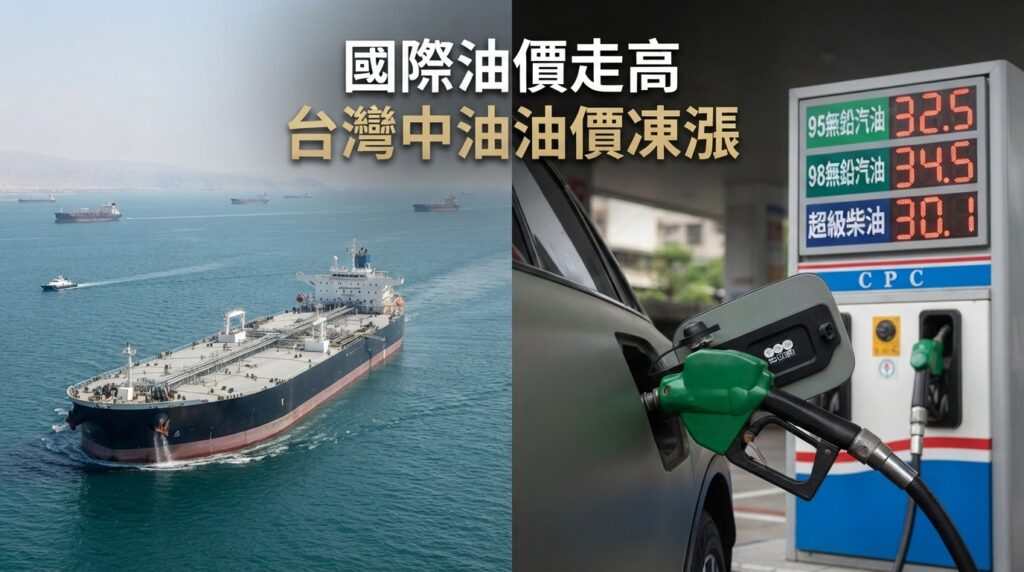 荷莫茲海峽油輪遇襲推升油價　台灣中油宣布8月17日起汽柴油價格續凍