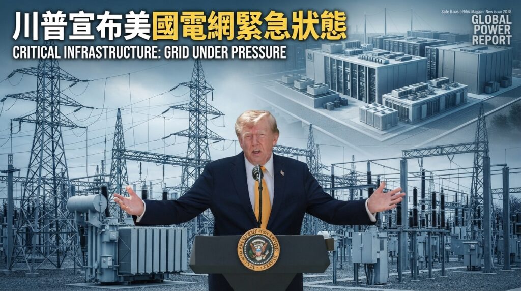 川普宣布美國電網進入緊急狀態　限制外國設備進口，AI用電與國安成核心