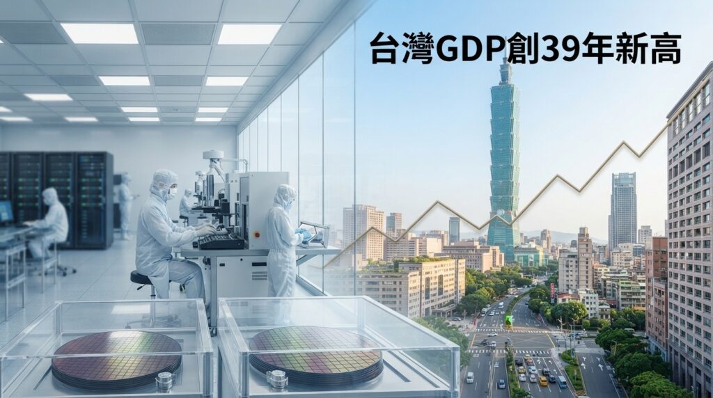 台灣GDP上修至11.05％創39年新高　主計總處估2027年經濟成長6.04％