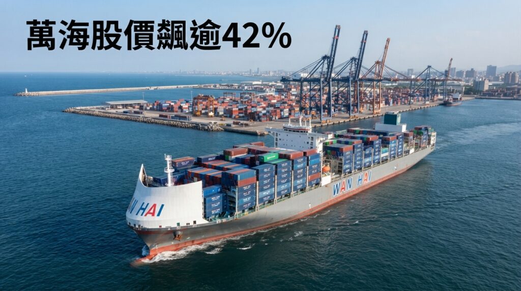萬海6天股價飆逾42%遭列注意股　7月EPS 2.17元揭開貨櫃航運強勢行情
