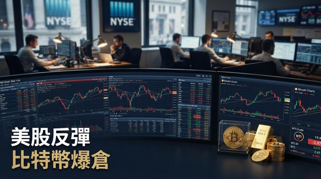美股8月21日全面收紅！道瓊漲517點、加密貨幣逾19萬人爆倉　黃金油價同步走強