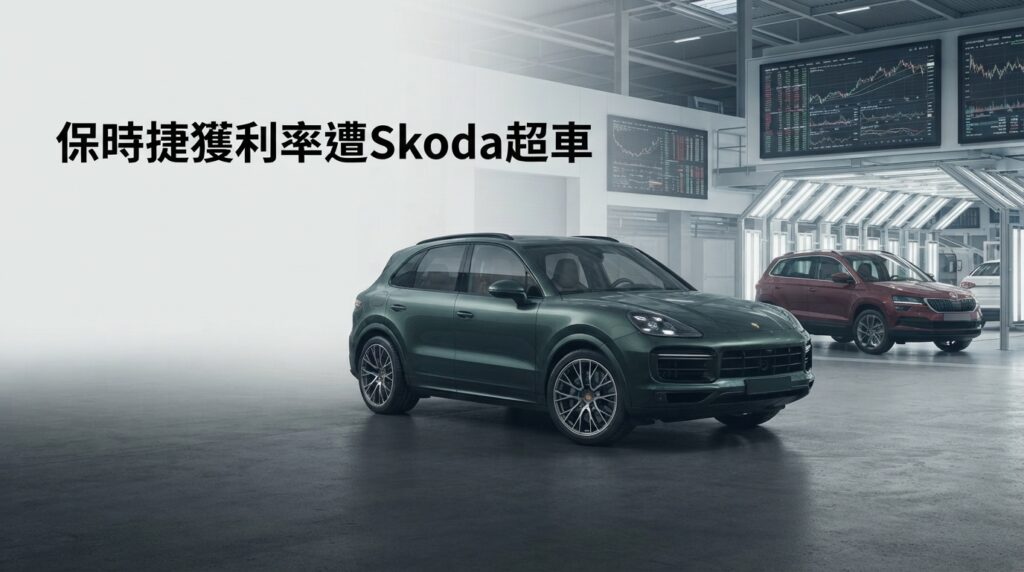 保時捷獲利率遭Skoda超車　德國福斯集團豪華品牌面臨中國市場與電動化轉型壓力
