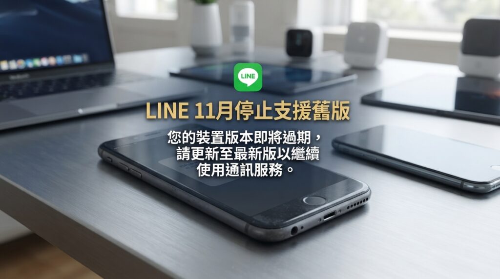 LINE台灣用戶注意！2026年11月上旬停止支援舊版App　iPhone、Android版本快檢查