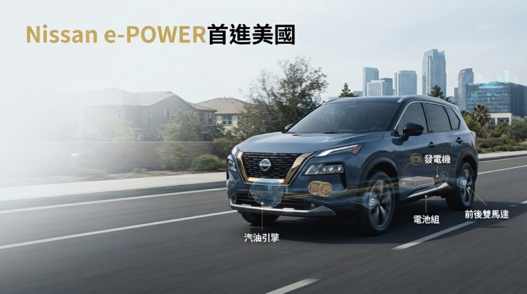 Nissan美國首搭e-POWER！2027 Rogue Hybrid進軍美國　鎖定RAV4、CR-V油電休旅市場