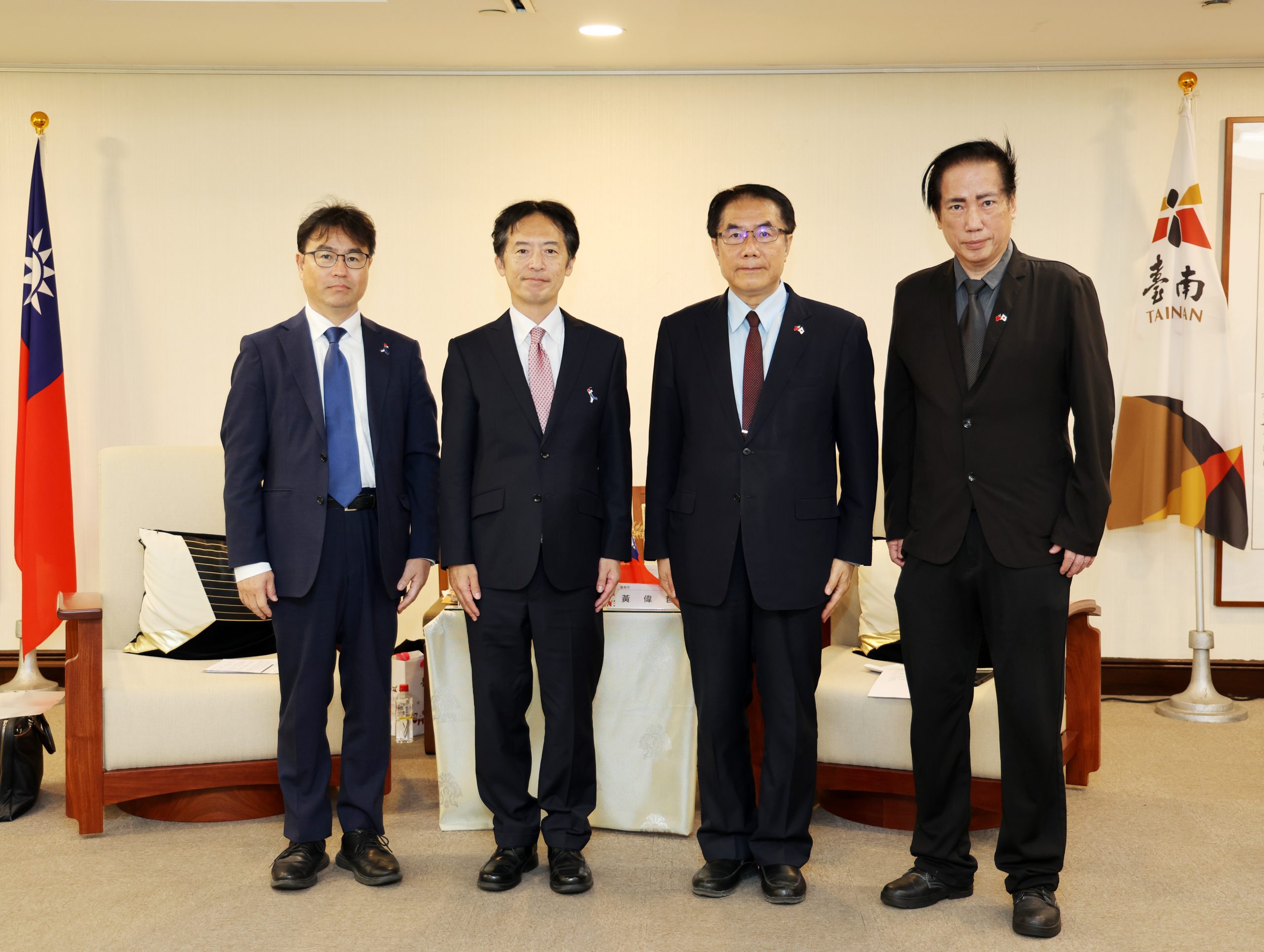 日本台灣交流協會高雄事務所新任所長拜會黃偉哲　盼深化台南日本多元交流